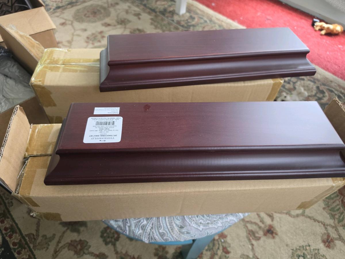 Threshold Traditional Shelf Set Espresso 4Piece