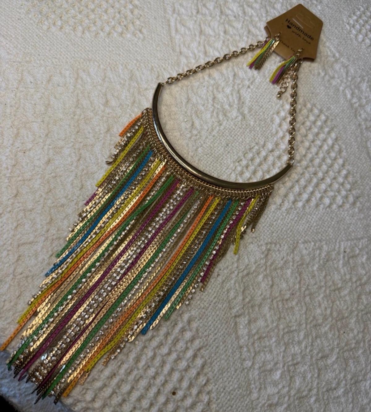 Bohemian Style necklace and Earrings Set