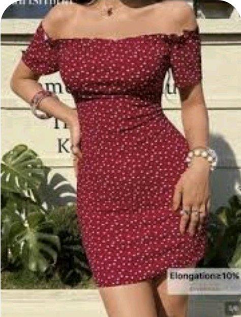 Womens Large short fitted dress