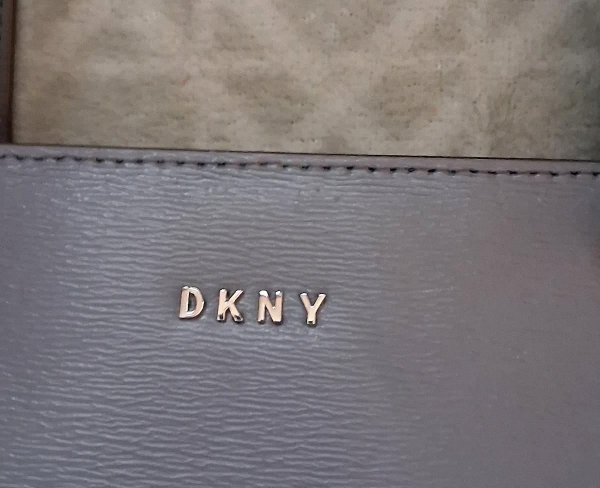 NEW DKNY LEATHER SHOULDER TOTE BAG
