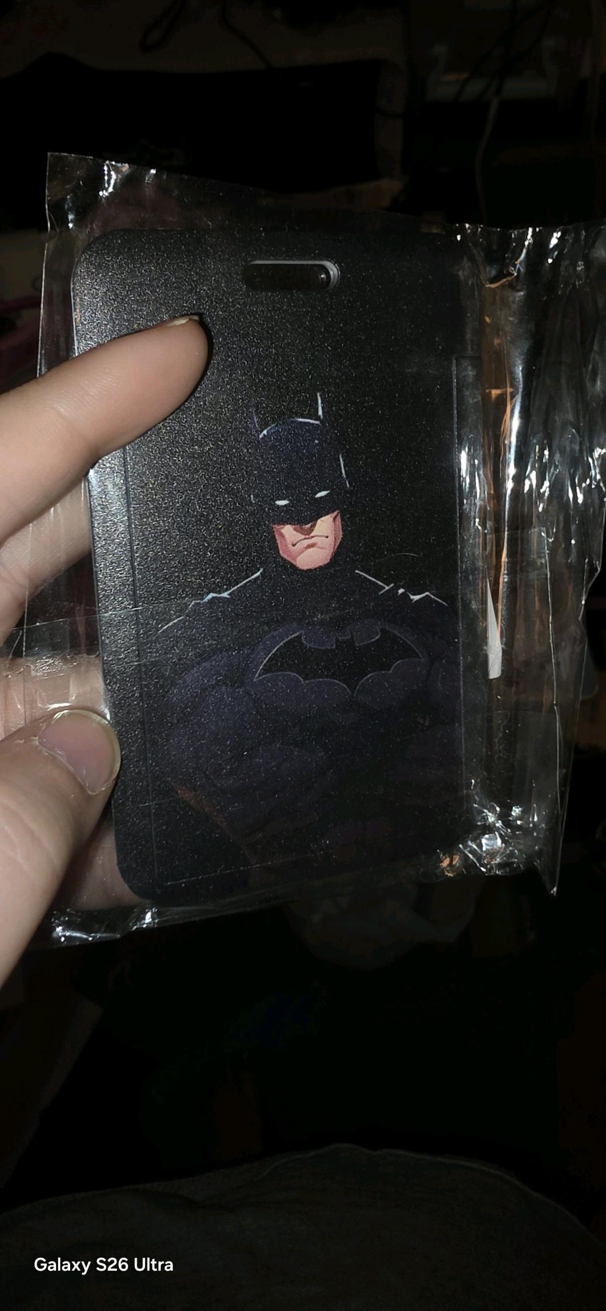 batman card holder badge