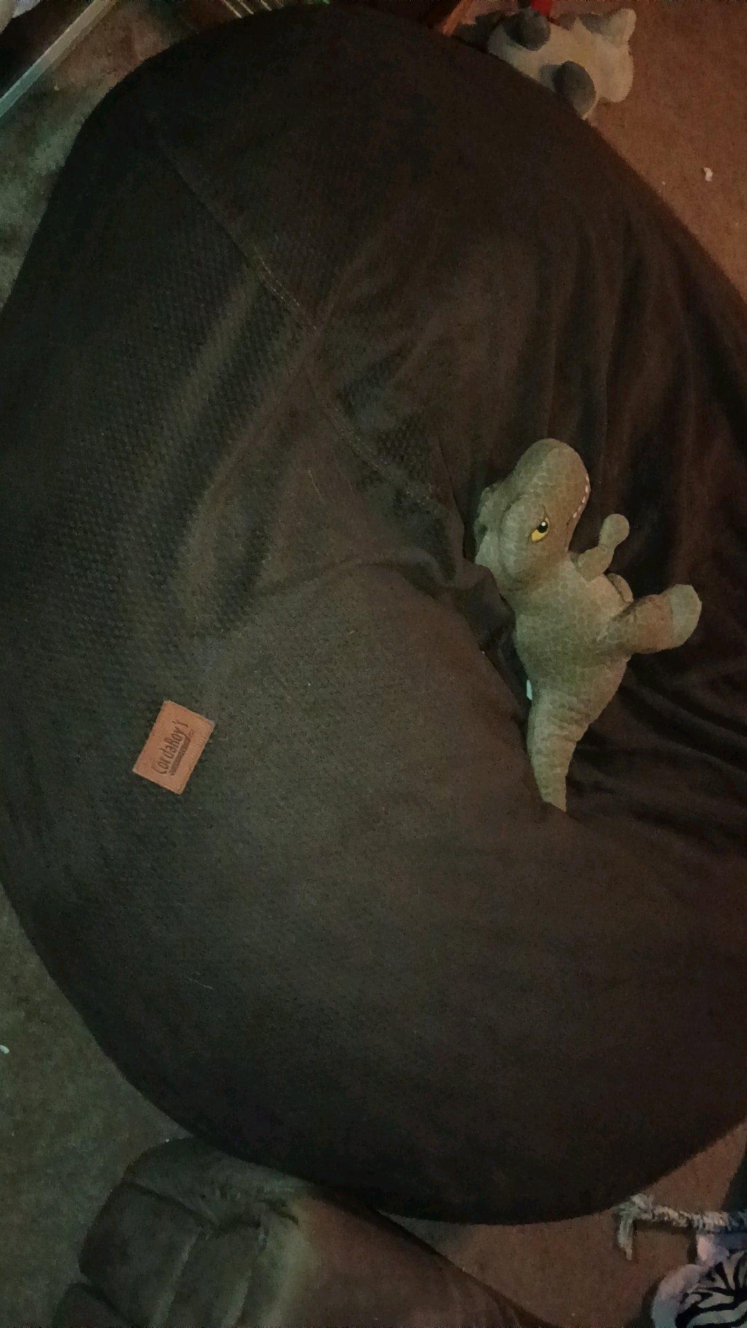 huge beanbag with king size mattress inside it