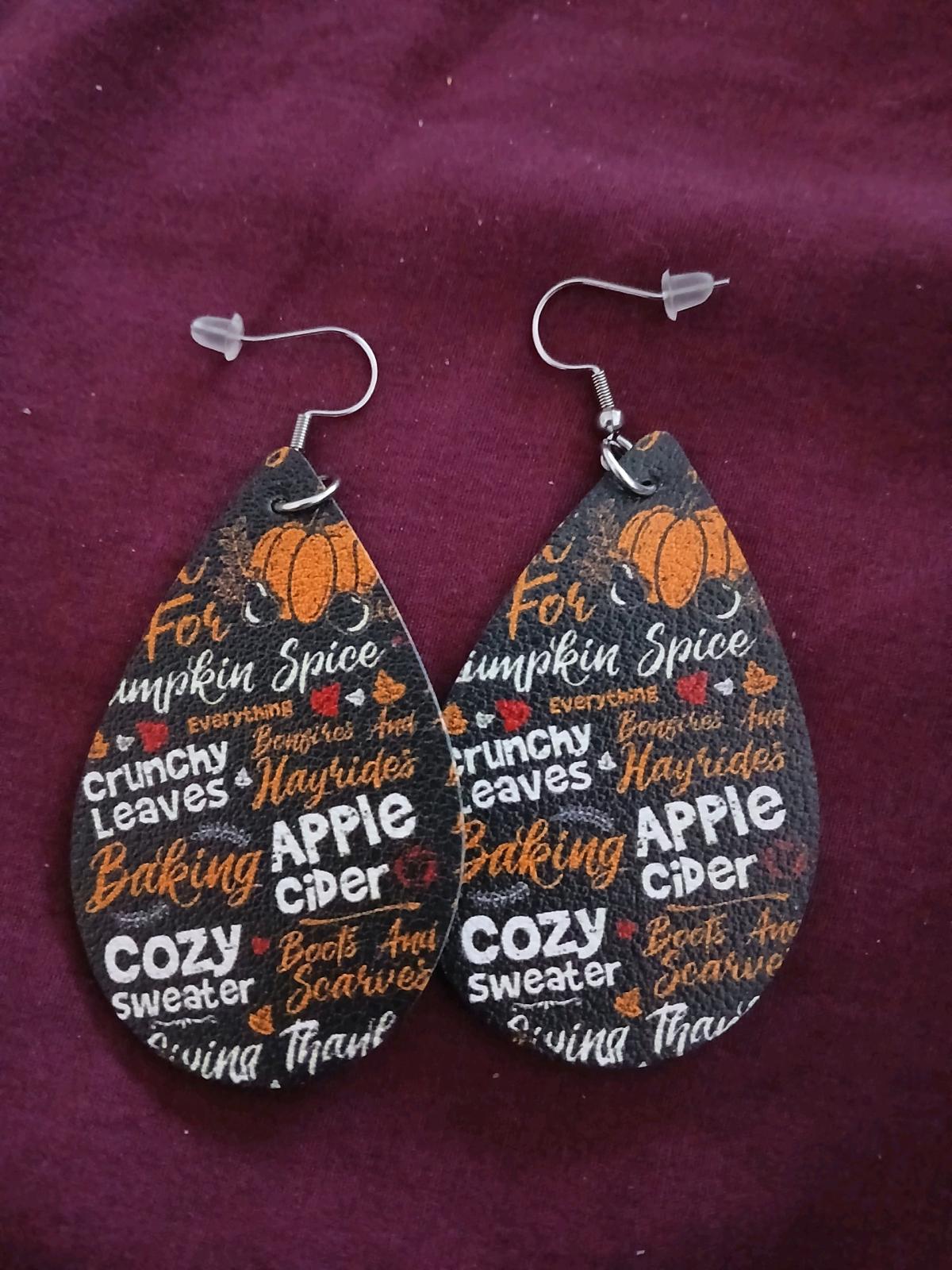 Pumpkin Patch earrings