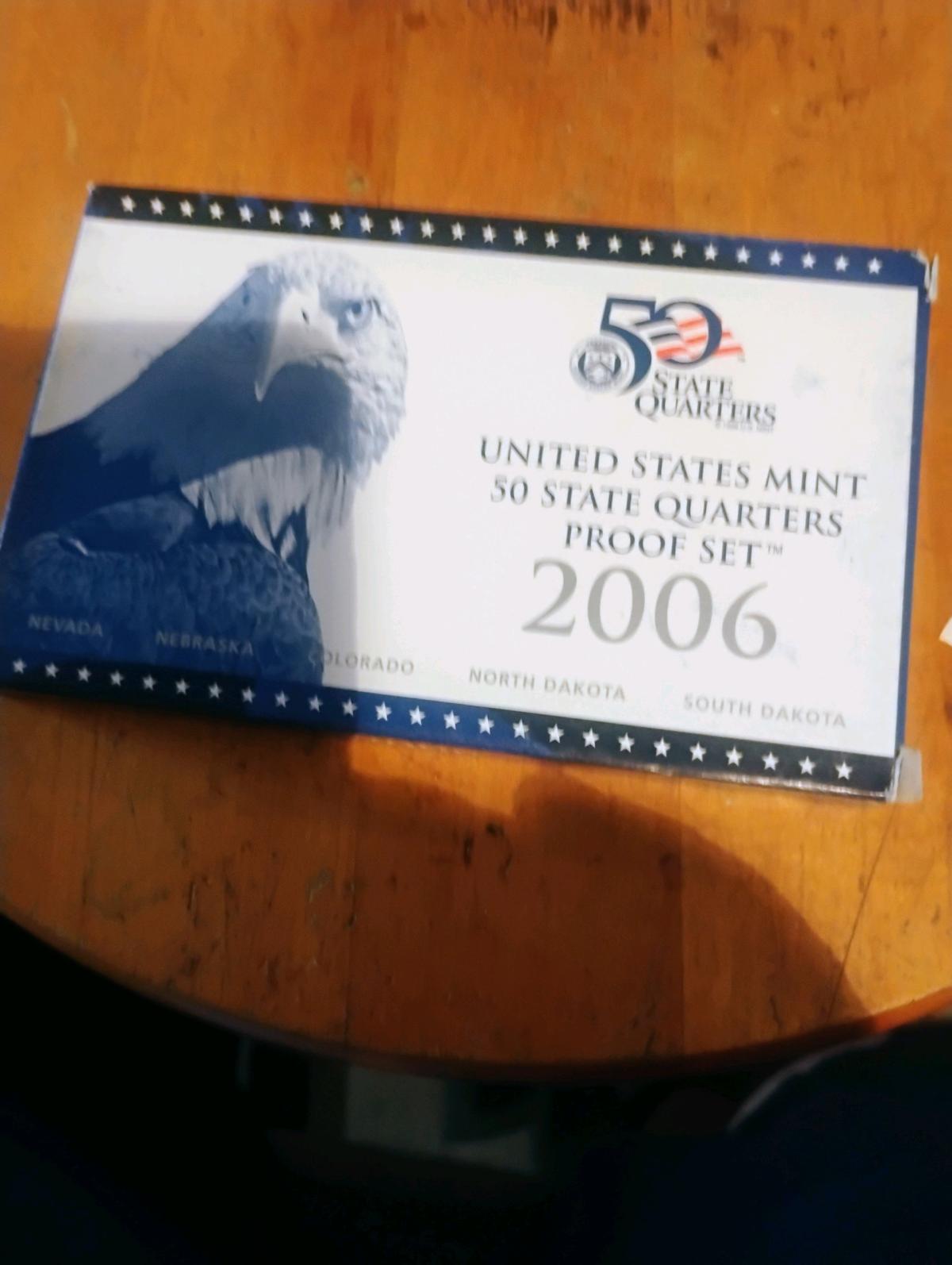 1999 to 2008 united state mint quarters proof set