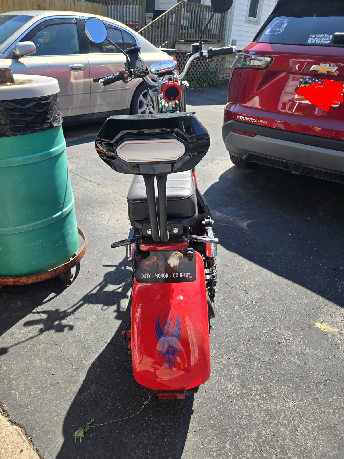 Fat tire electric scooter