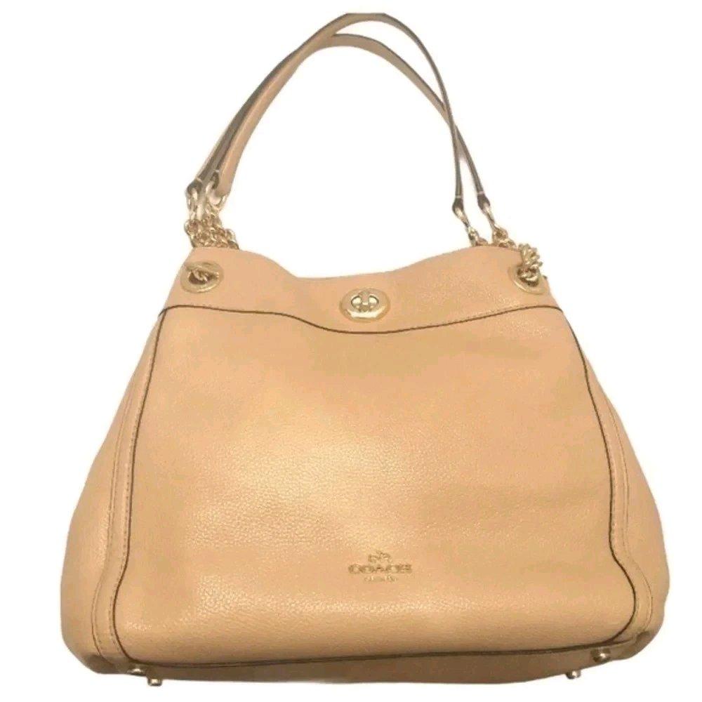 Coach Turn lock Edie Light Brown 36855
