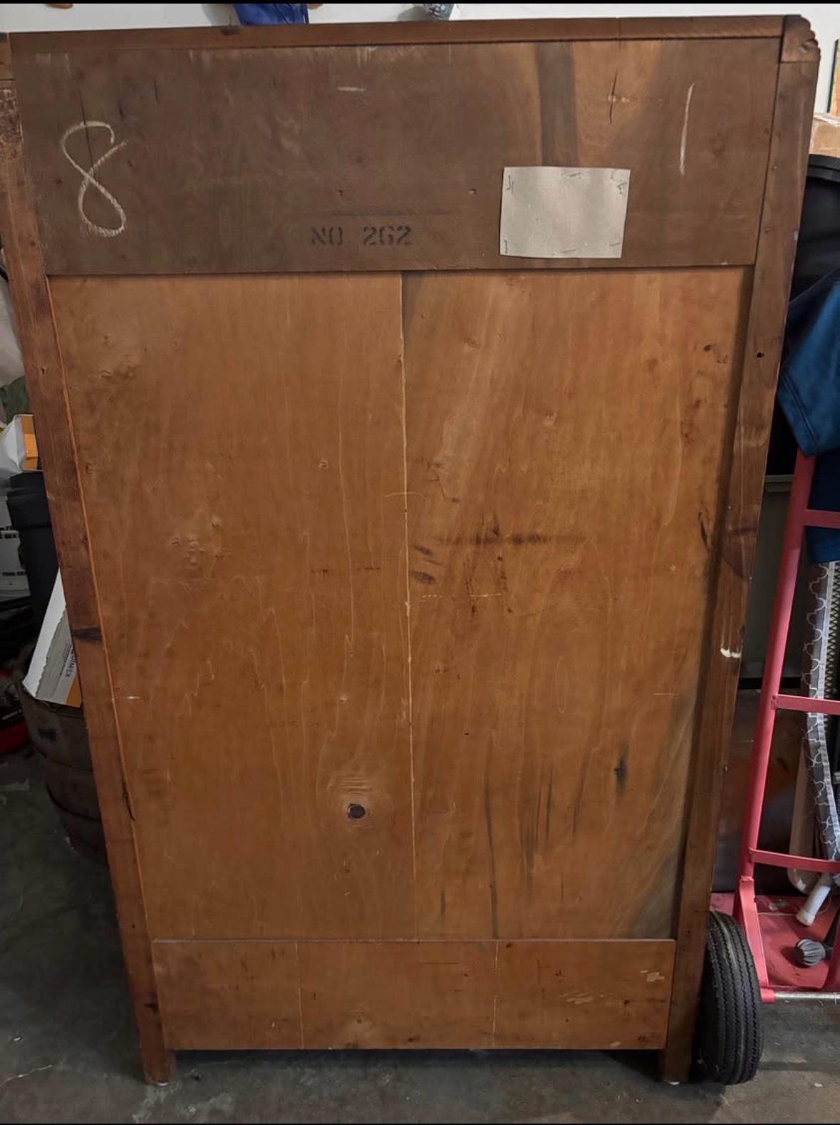 Vintage Art Deco Style Wardrobe with Cedar Lining