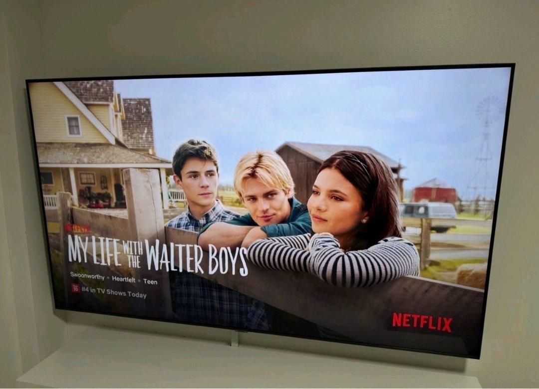 Large Flat Screen TV Wall Mounted