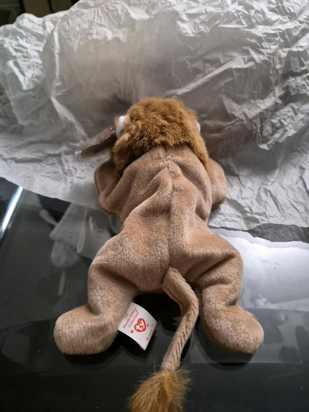 Rare Beanie Baby Roary on hang tag