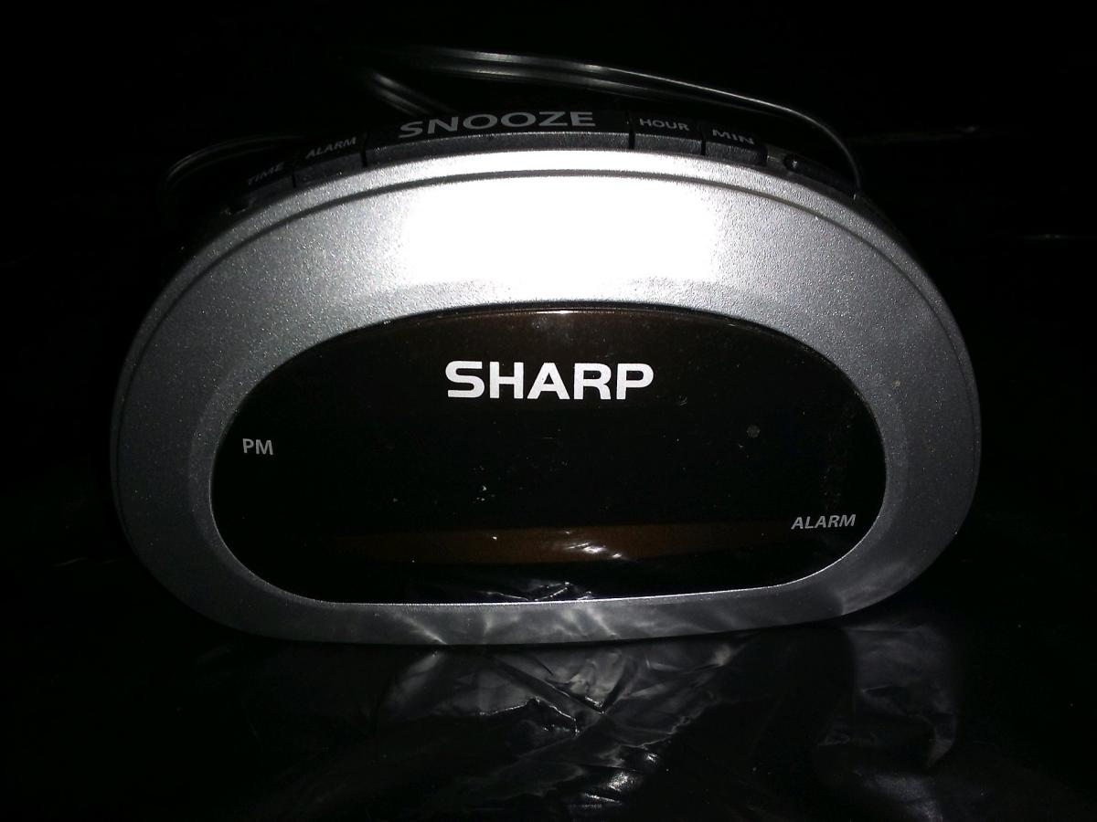 NEW Sharp Digital Alarm Clock