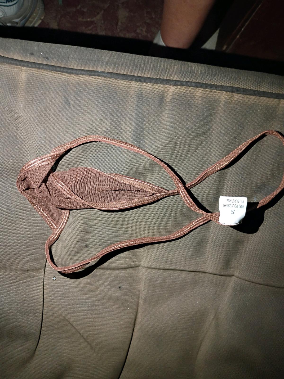 A Sweet Sexy Womans Brown New Top and skirt with Panties