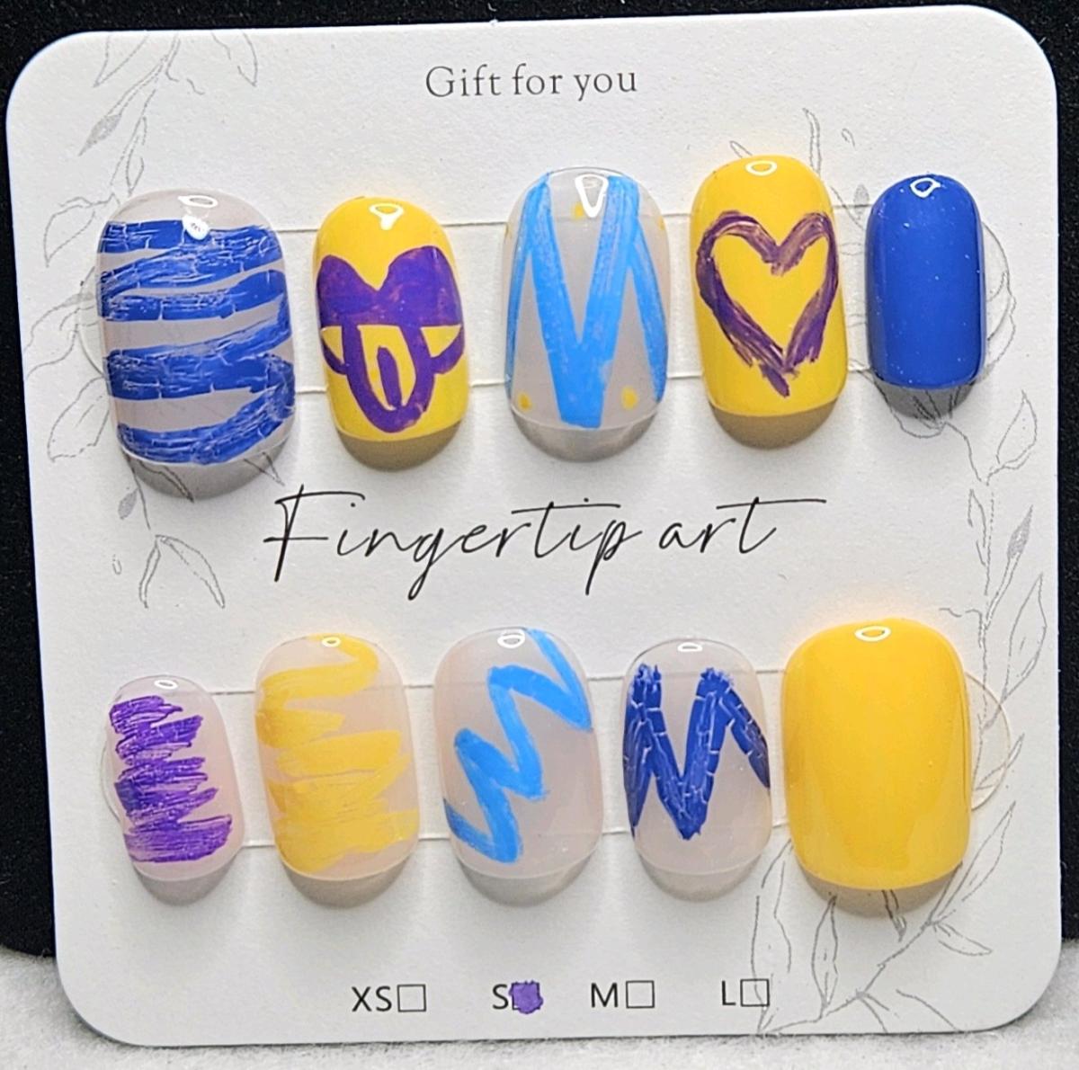Handmade Stray Kids Hyunjin Nails Sized Small