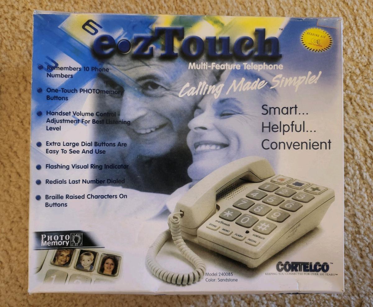 EZ Touch Landline Phone