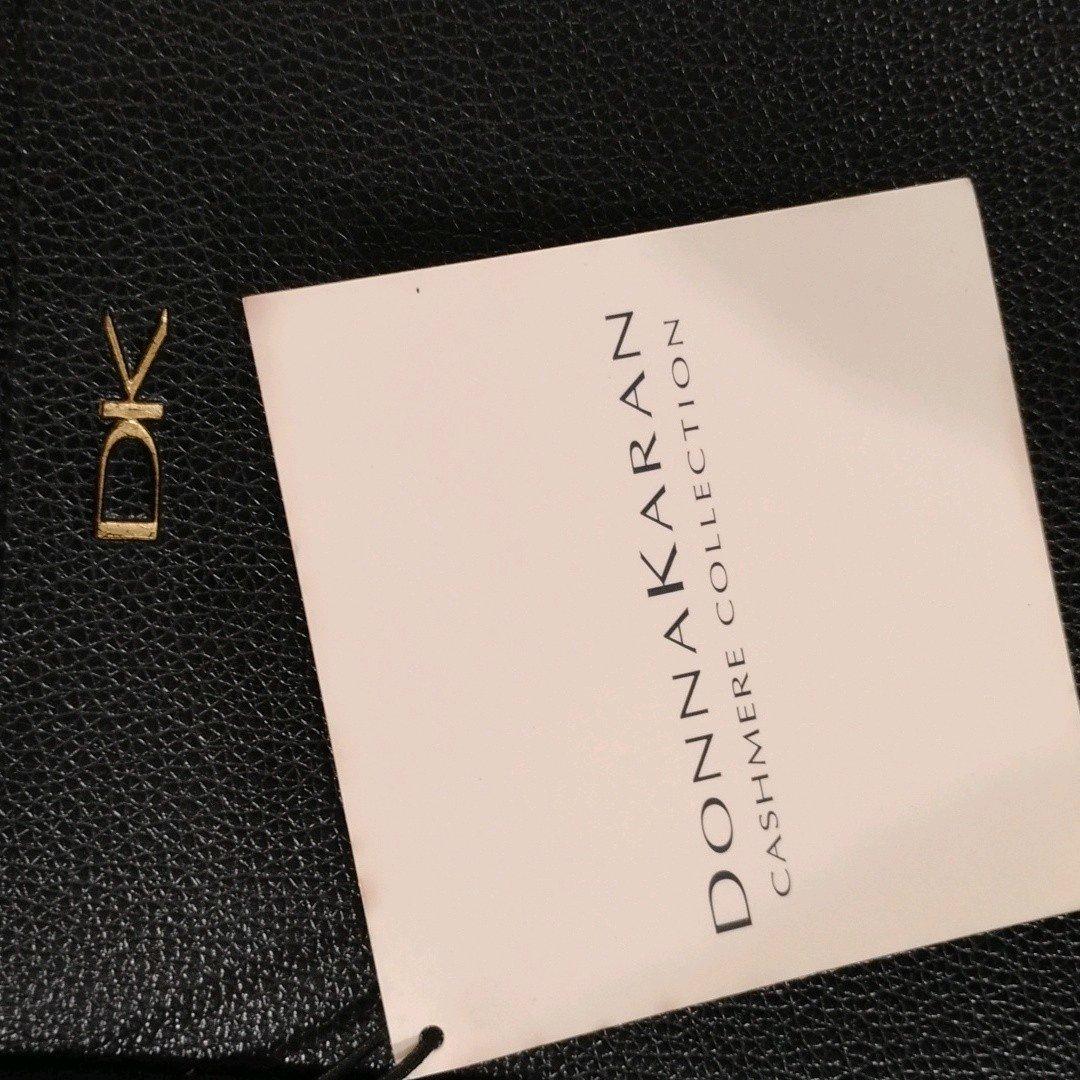 Donna Karan New York Black Pebbled Leather Tote Bag
