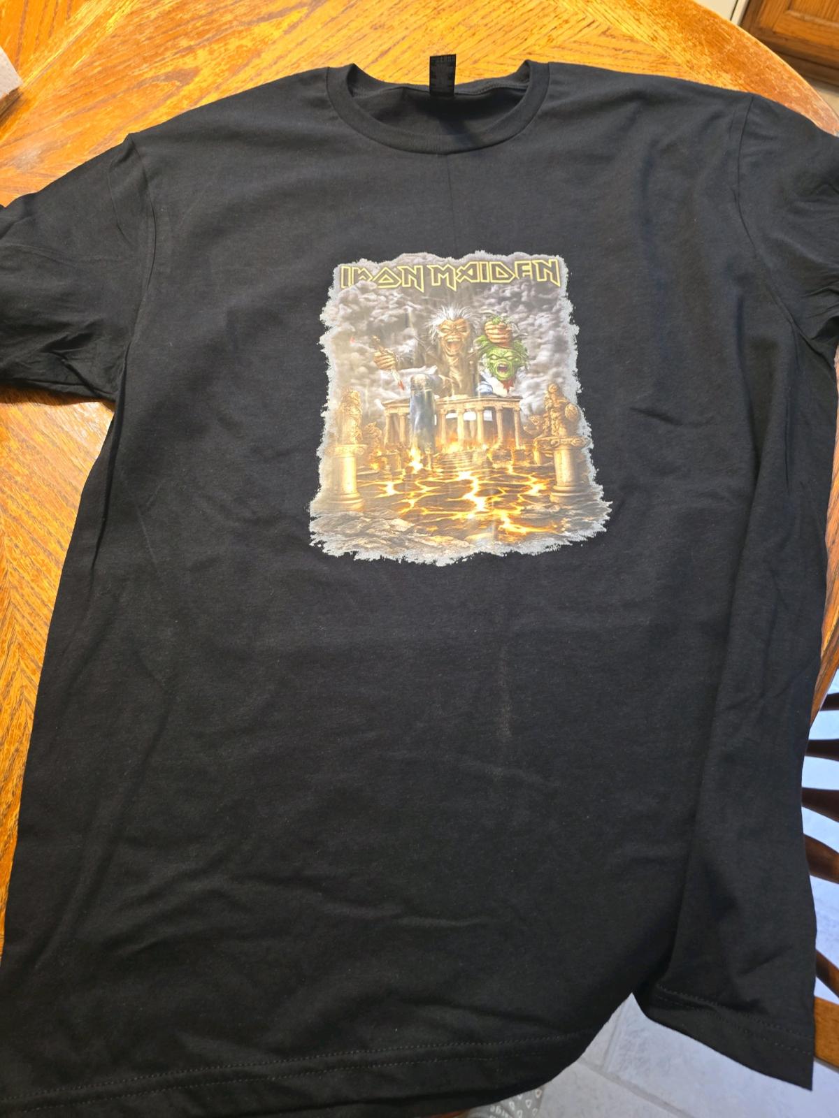 Iron Maiden Athens 2026 tour shirt