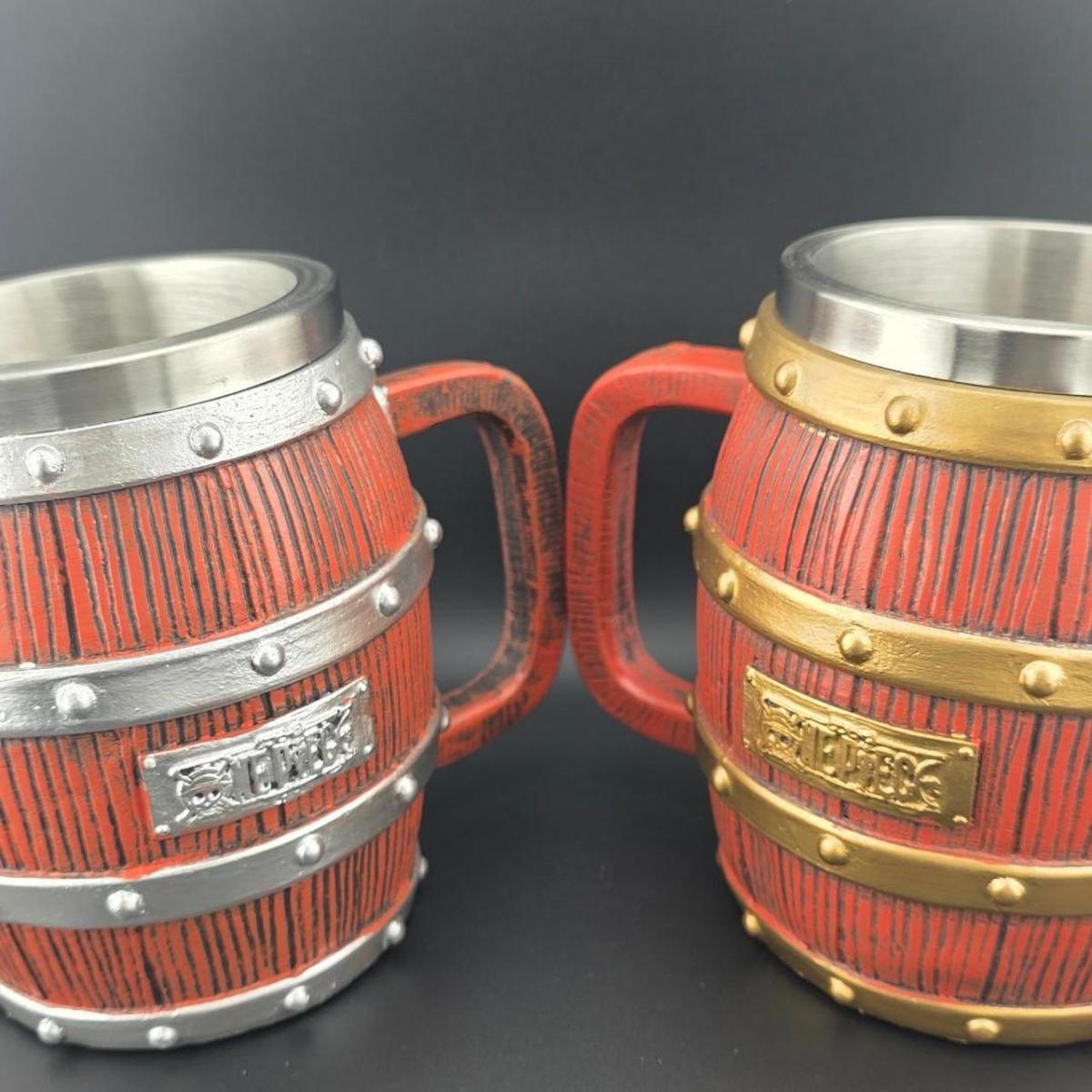 stainless steel mugs #trekcore #gaming silver or gold