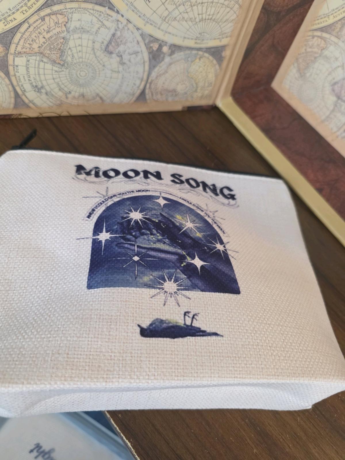 New Moon song makeup bag 9 x 7 in R1