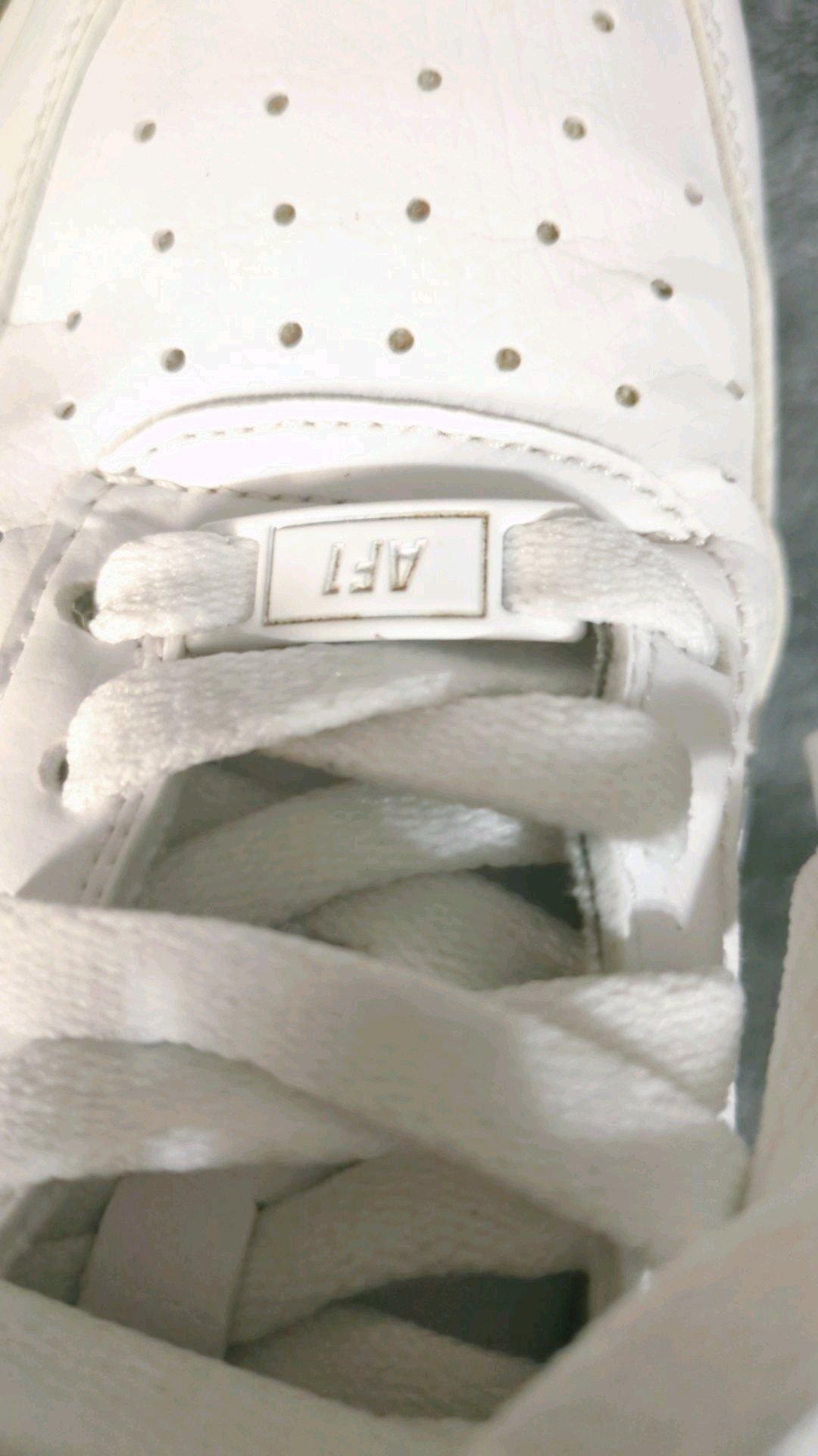 Womens Pink and White Air Force Ones