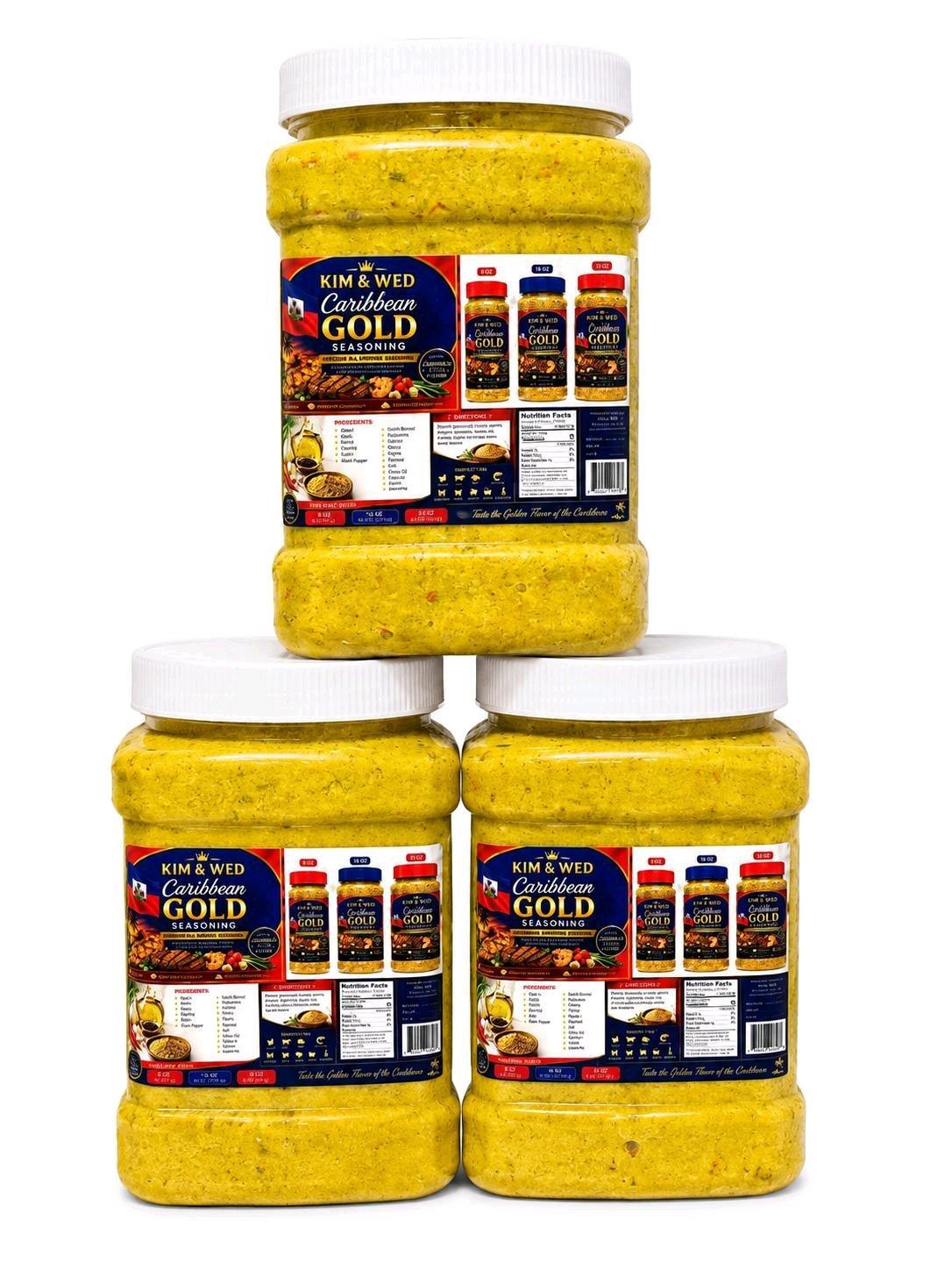 KIM AND WED CARIBBEAN GOLD SEASONING