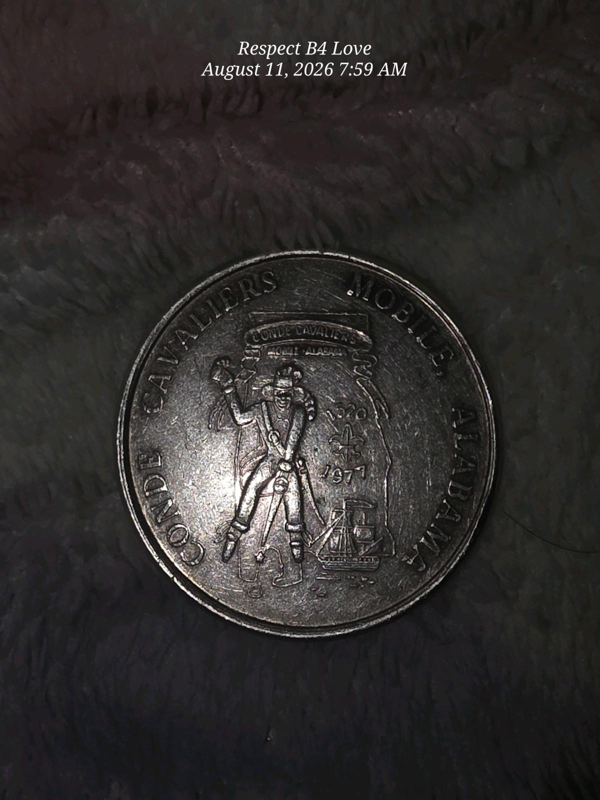 The Krewe of Conde Cavaliers Coin