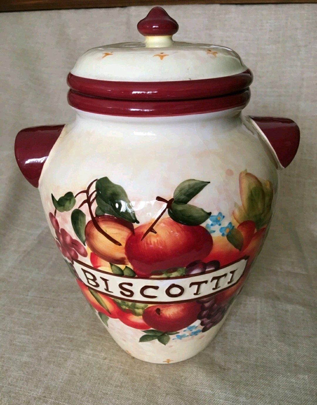 New Nonni Biscotti Jar 12 Tall
