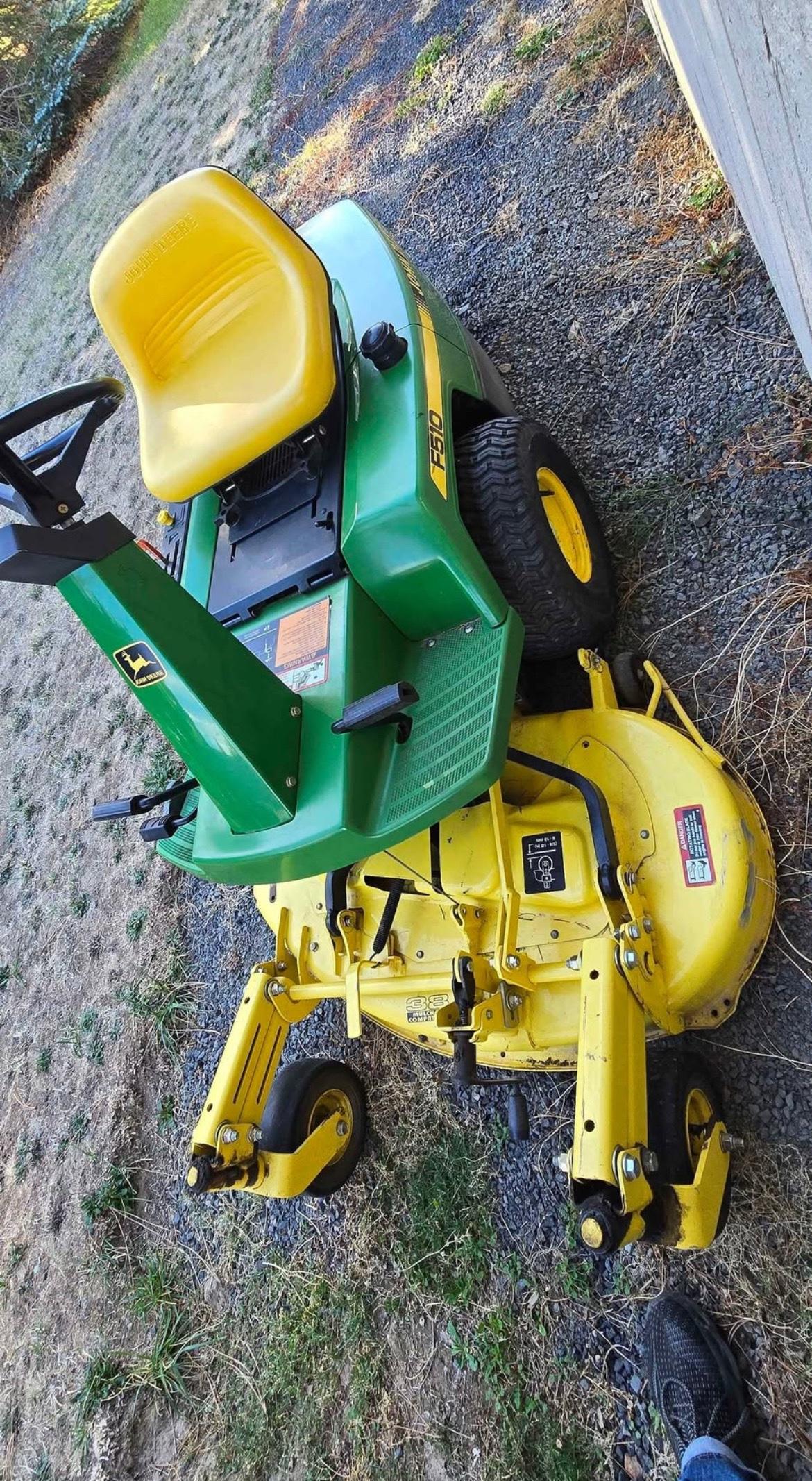 lawnmower working properly