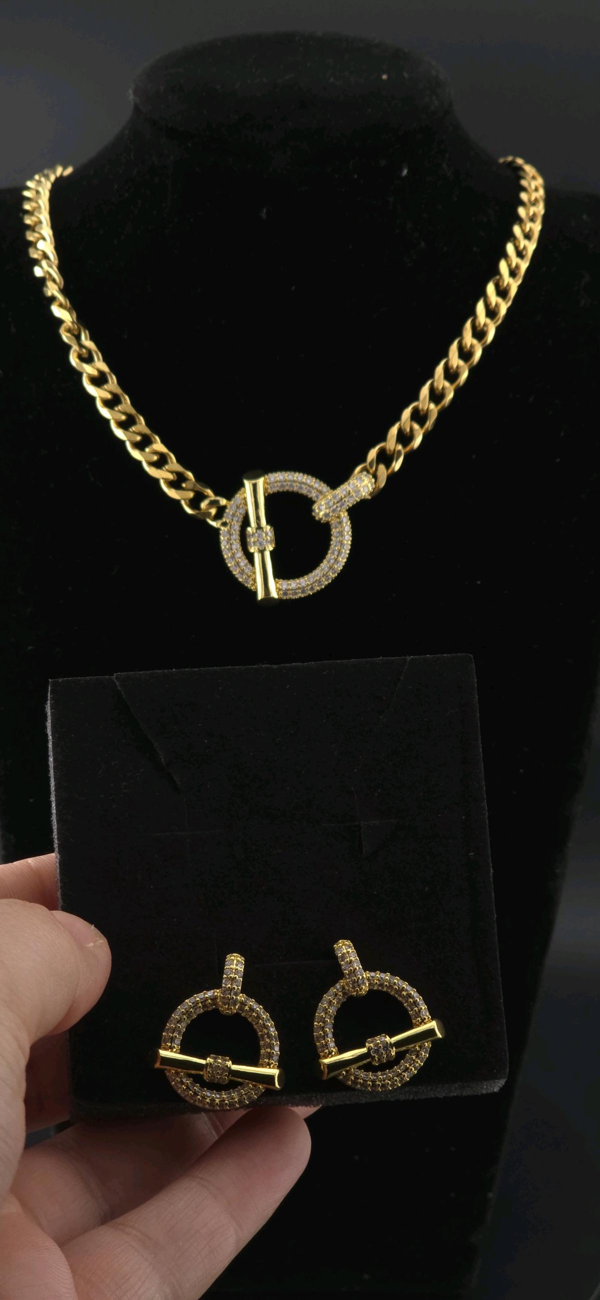 Earrings and Necklace Set