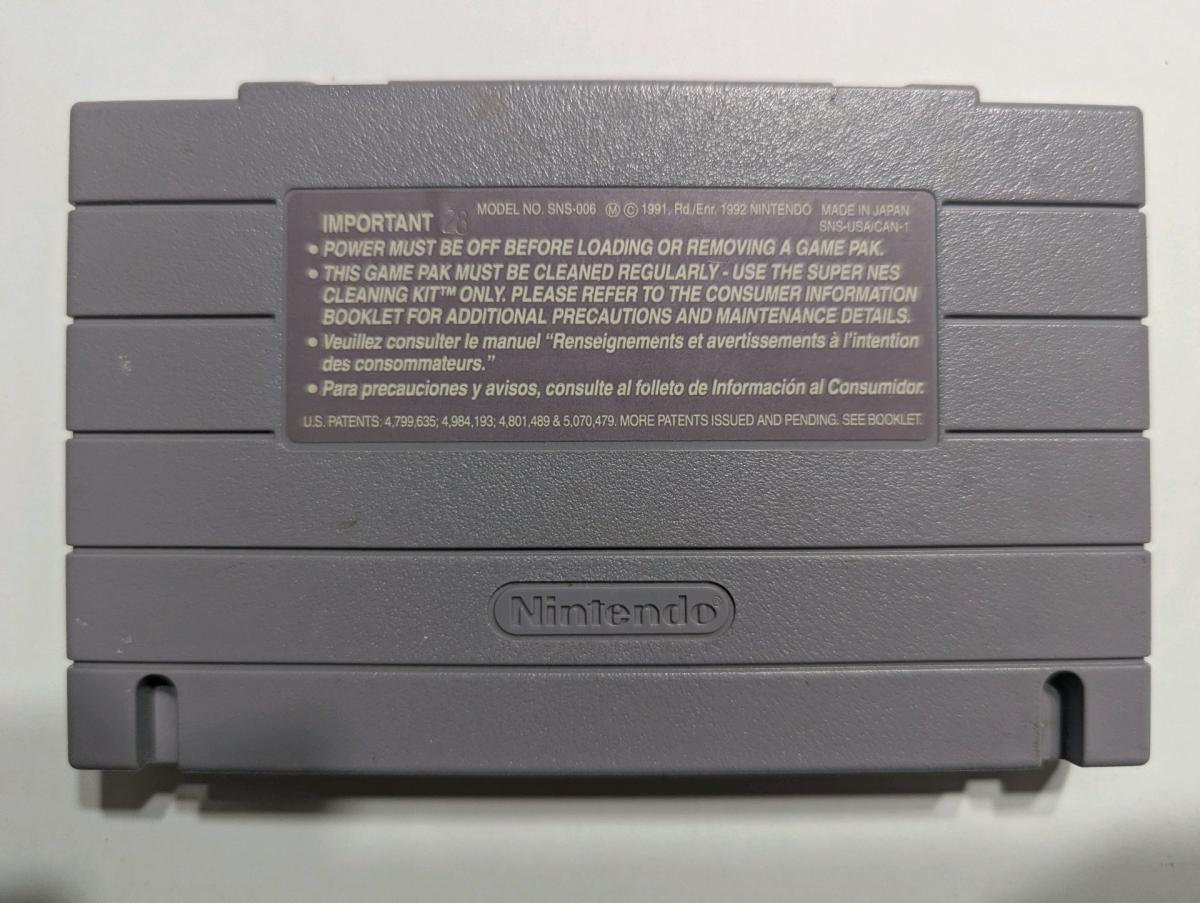 Knights of the Round Authentic SNES Game Cartridge Tested