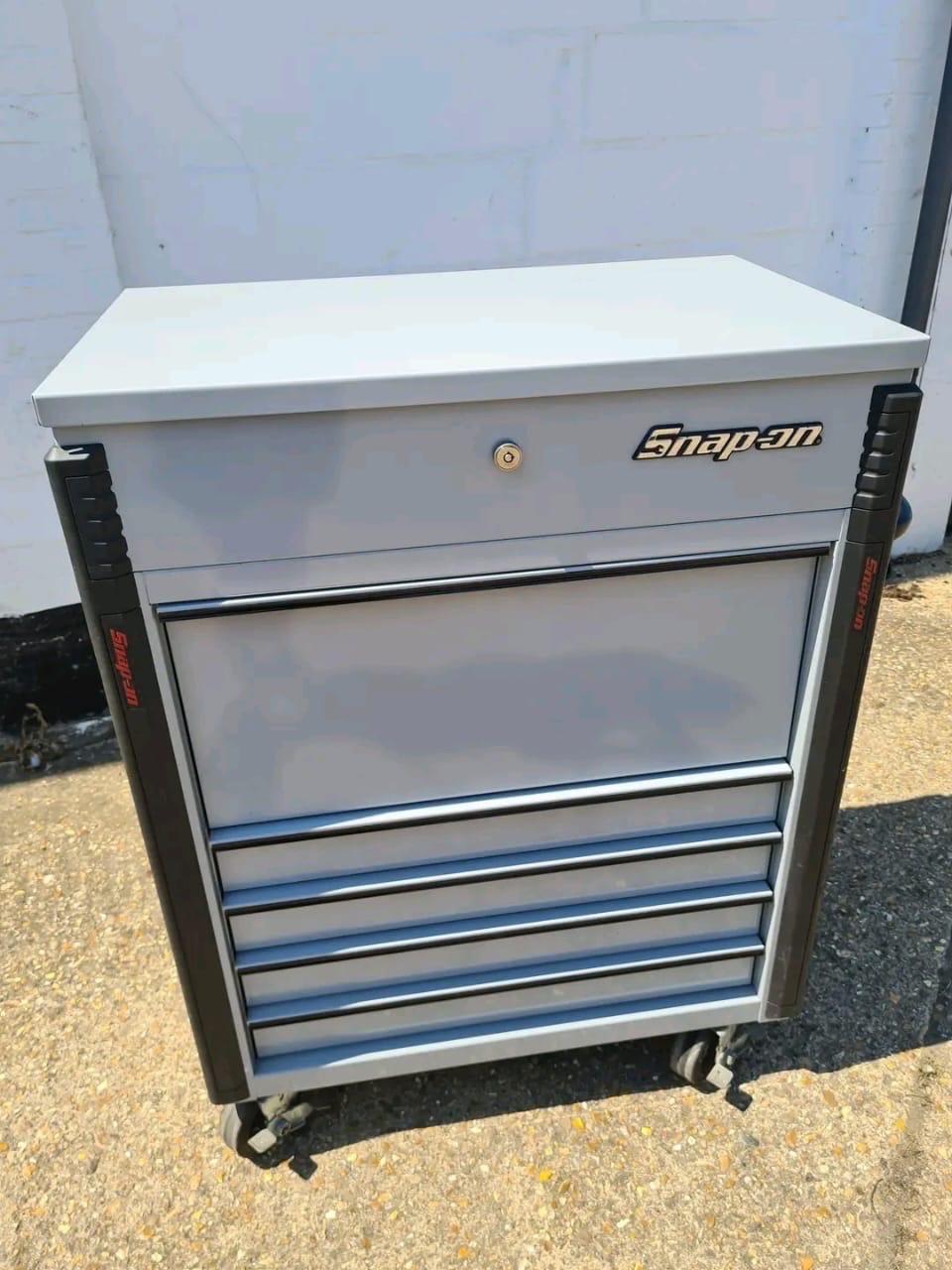 snap on 40inch toolbox with monitor
