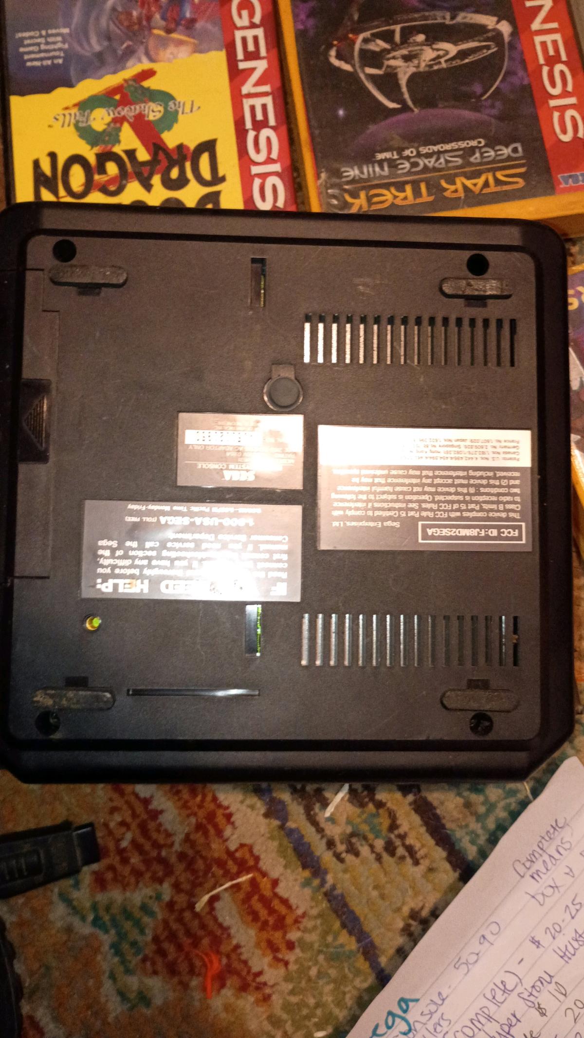 sega genius with 43 games 2 controllers