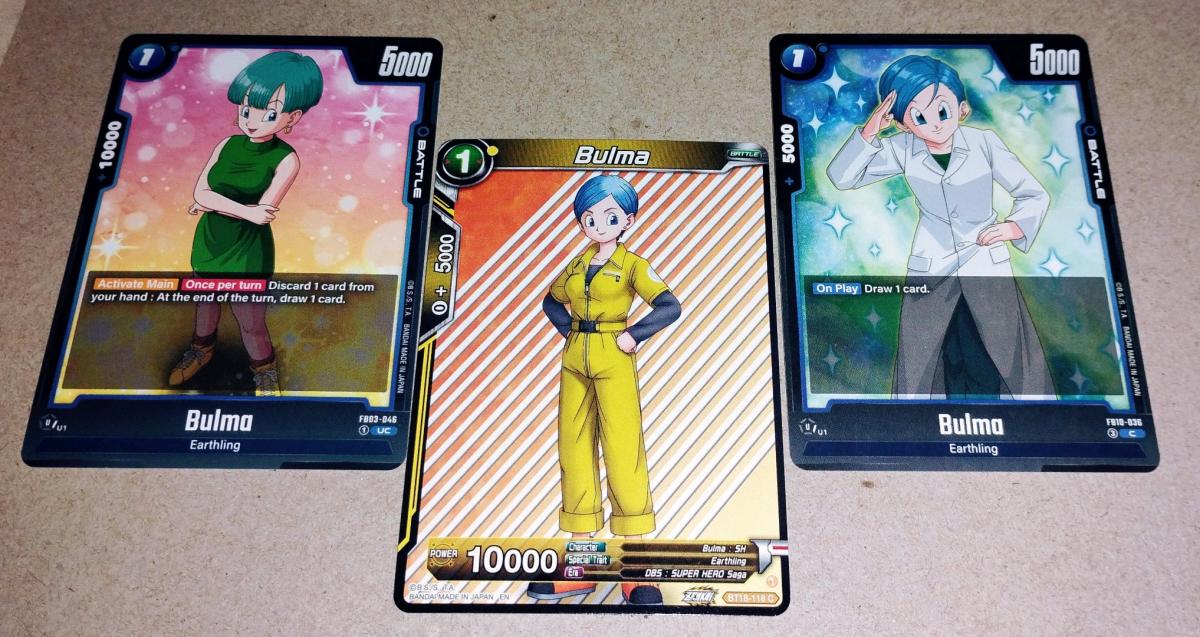 Dragon Ball Super Bulma Bundle Lot 3 Cards 1 Low Price