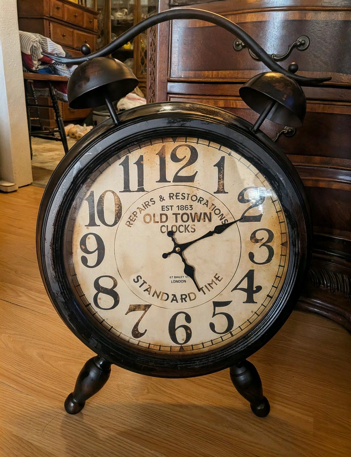 Vintage old town clock