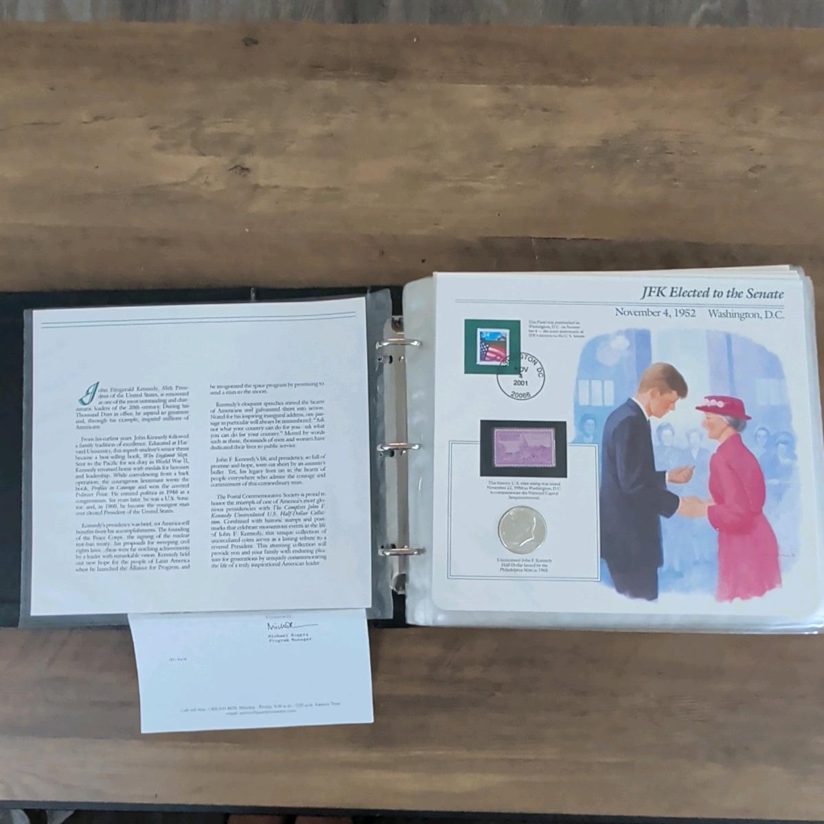 Complete Kennedy Half Dollar Collection Binder Set 19642000