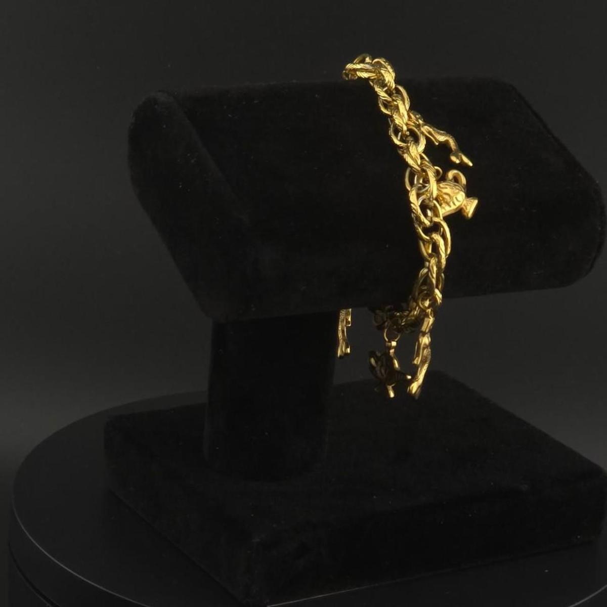 Gold tone #mermaid charm #fetish #bracelet #mermaidcore #jew