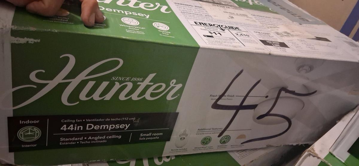 36 new Hunter Ceiling Fans read description