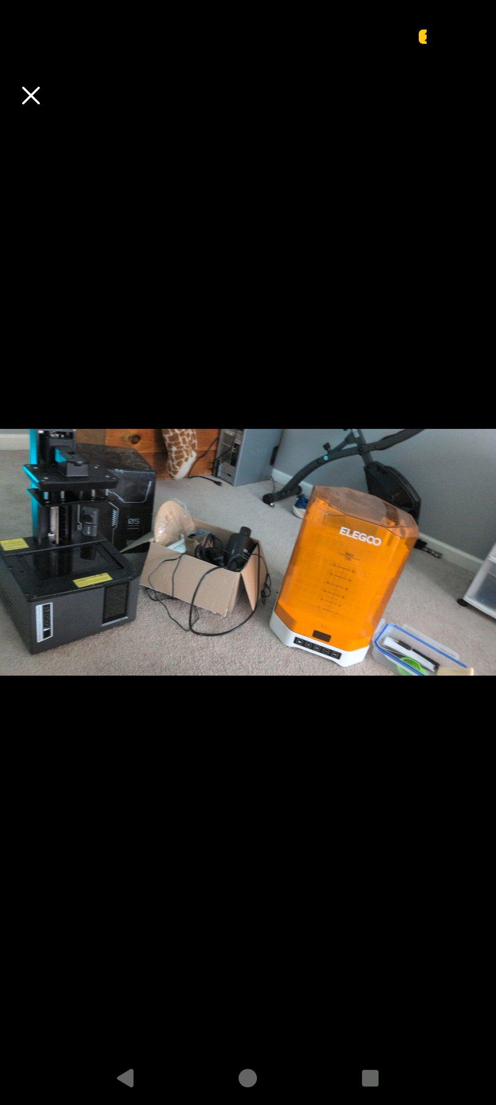 9 Beyblades ELEGOO 3D printer with additional accessories