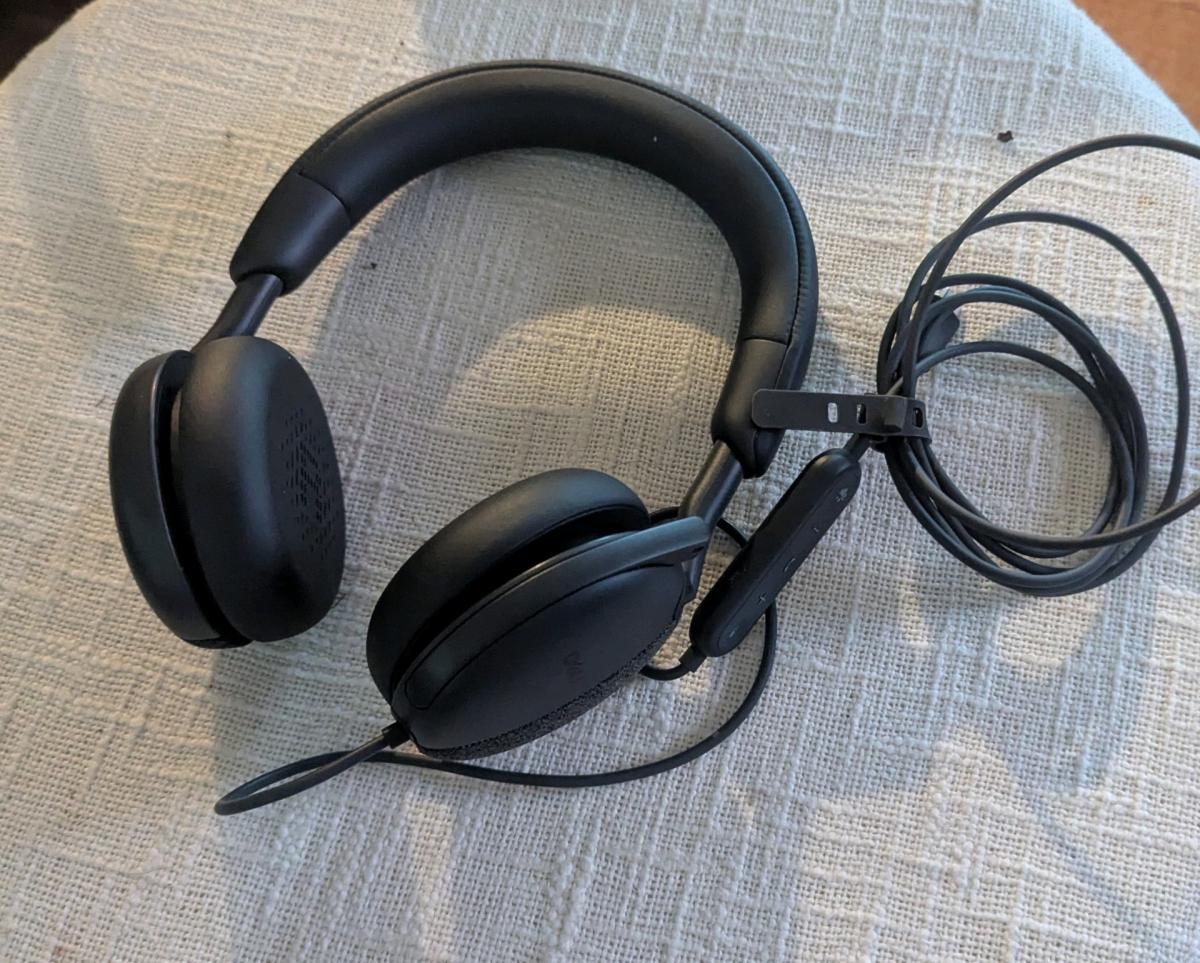 Dell Pro Wired Headset Active Noise Cancelling WH5024 Black