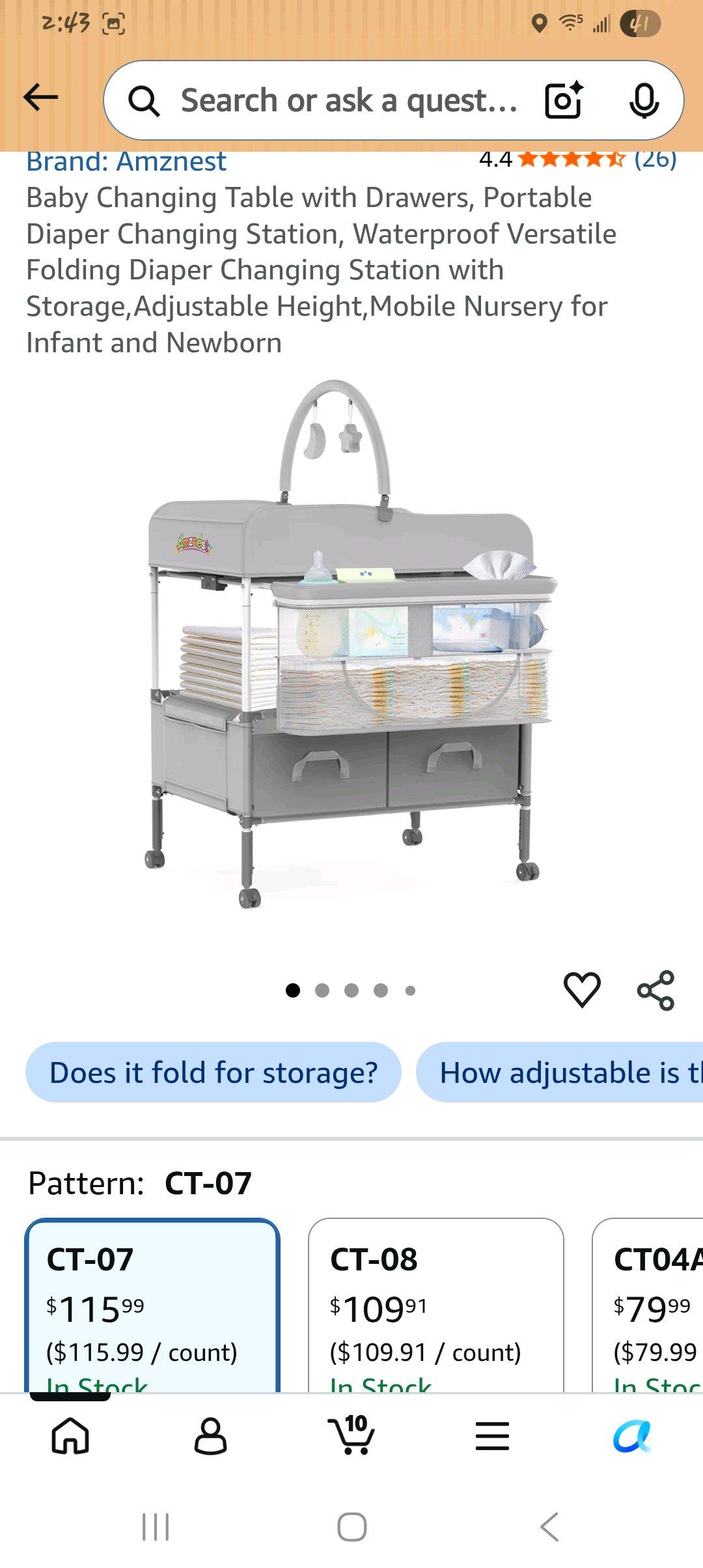 baby Changing table