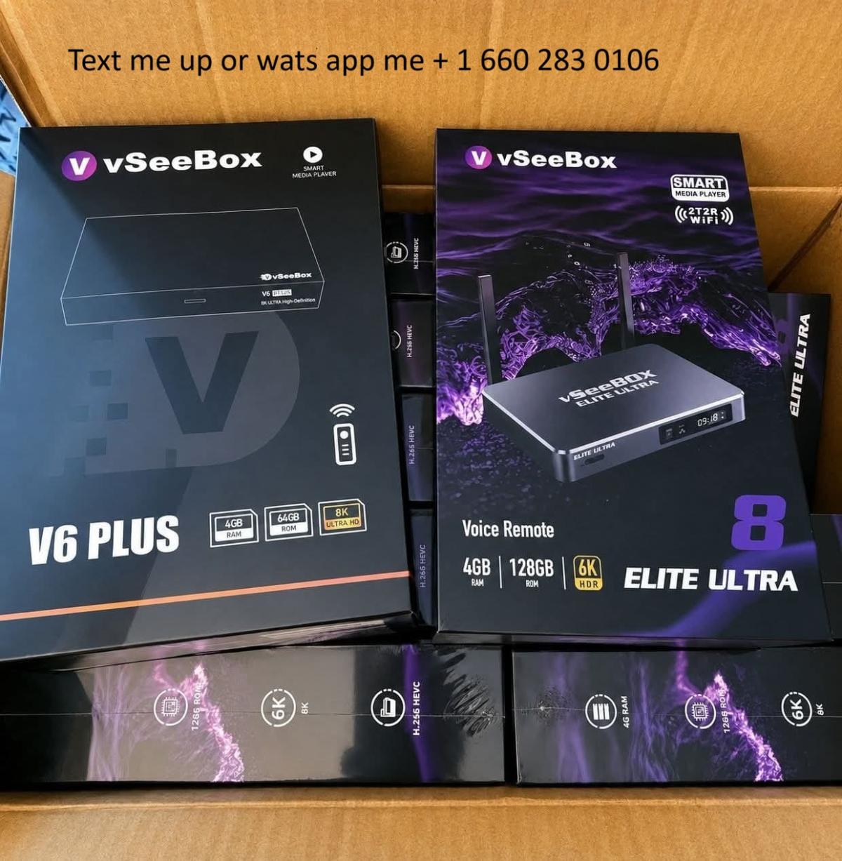 Brand New vSeebox  6 plus  comes with complete offer