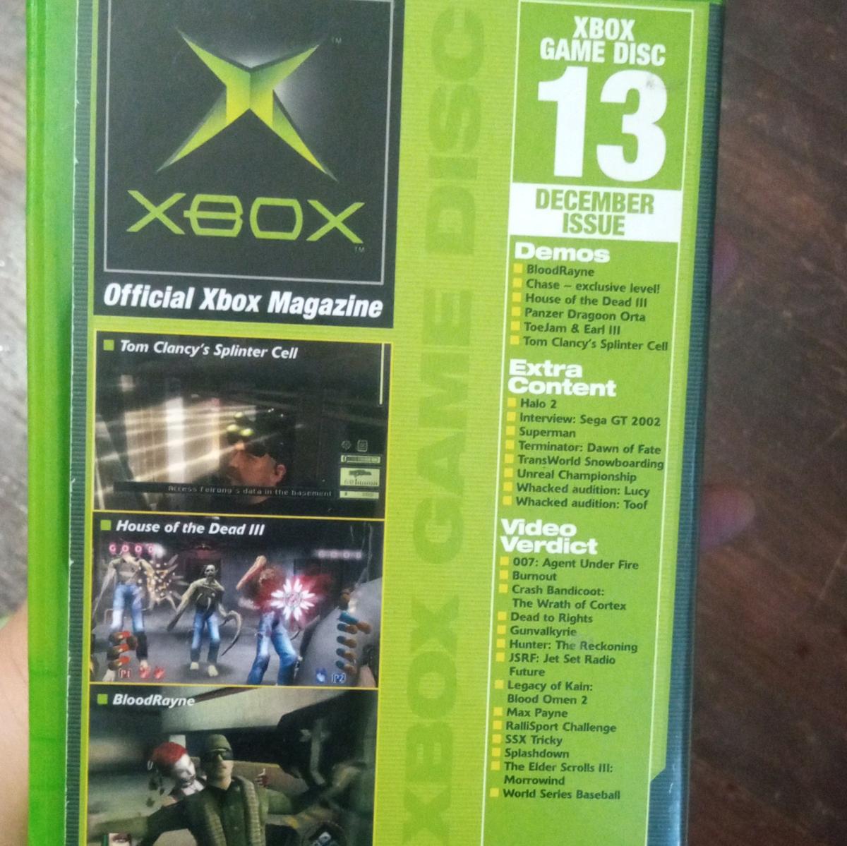 2003 xbox game demo issues bundle