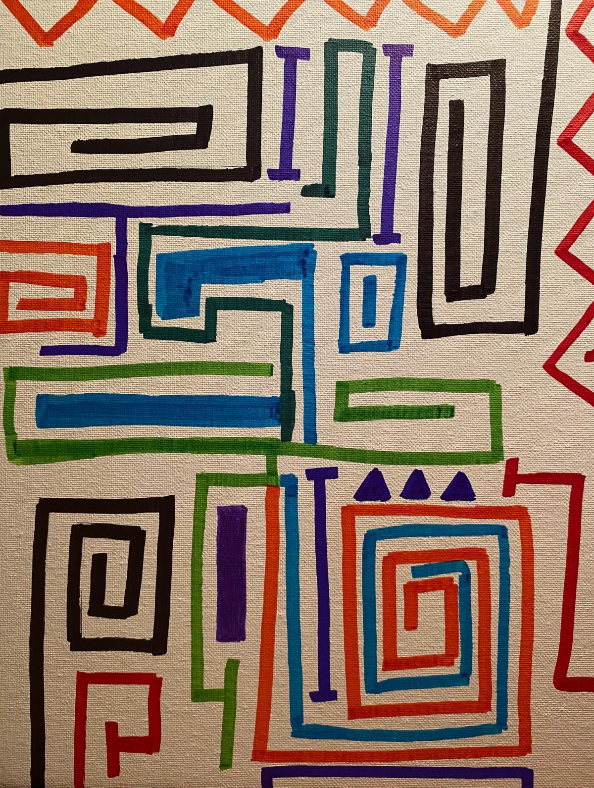Art on canvas panel 11x14