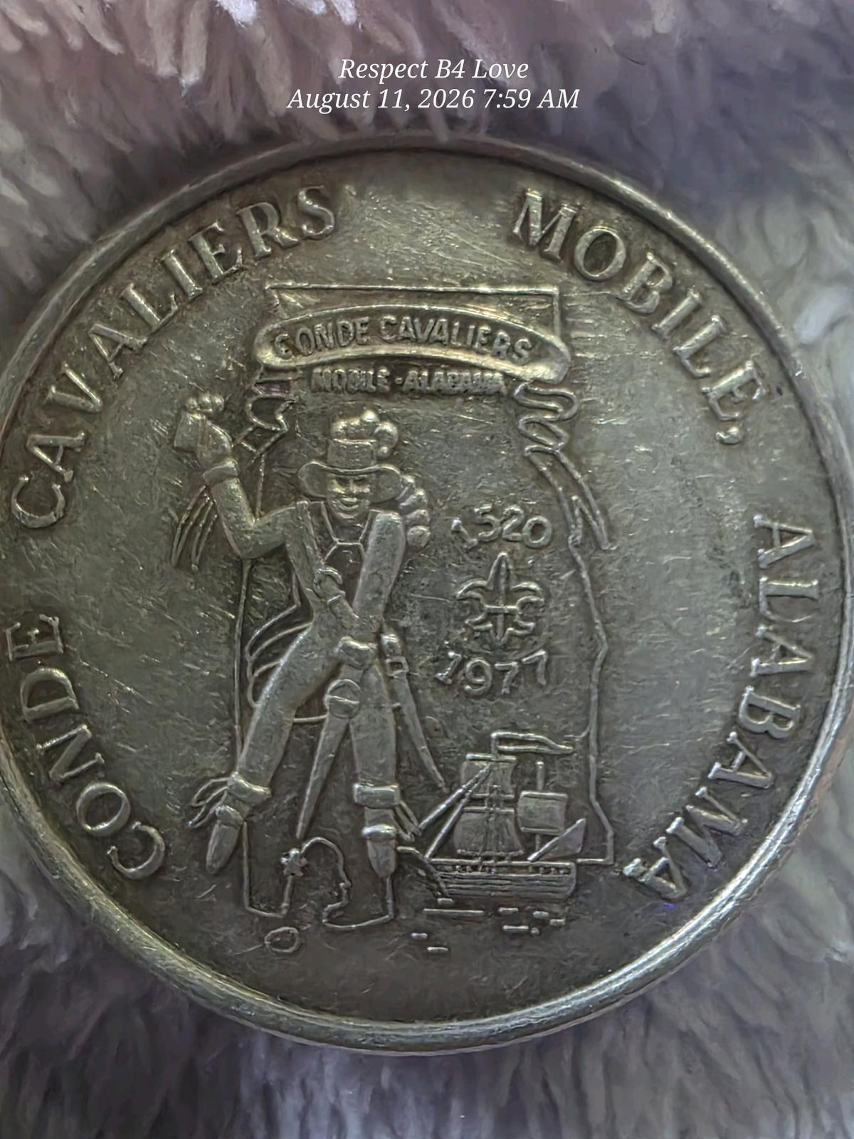 The Krewe of Conde Cavaliers Coin