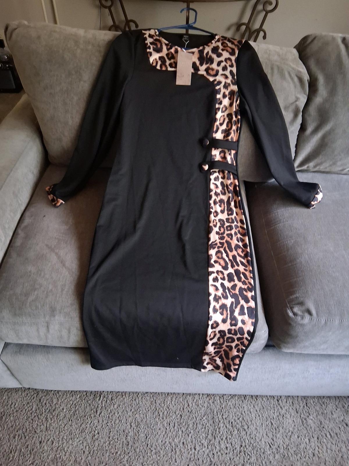 Brand New Emory Rose XL Leapord Print Dress