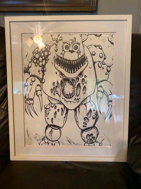 Special Custom made Five Nights at Freddys artwork