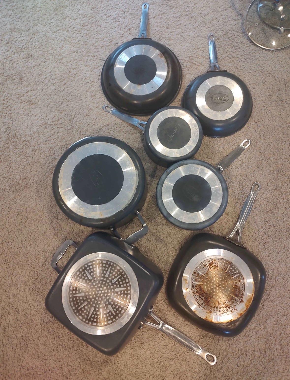 Gold pot set good condition