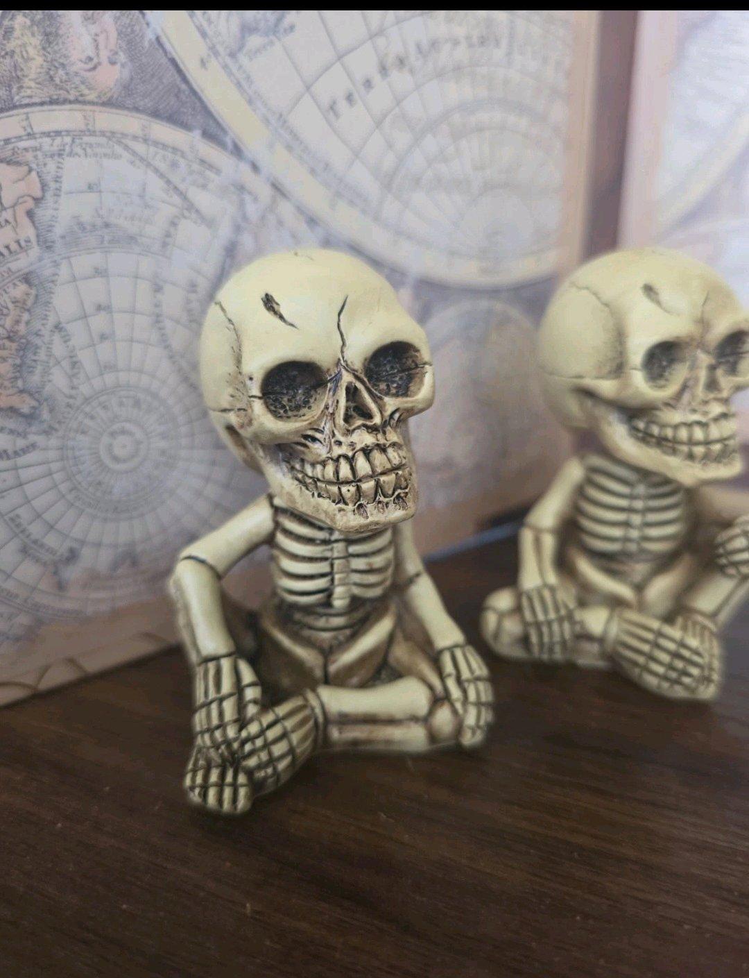 Bobblehead skeletons set 4 275 inches