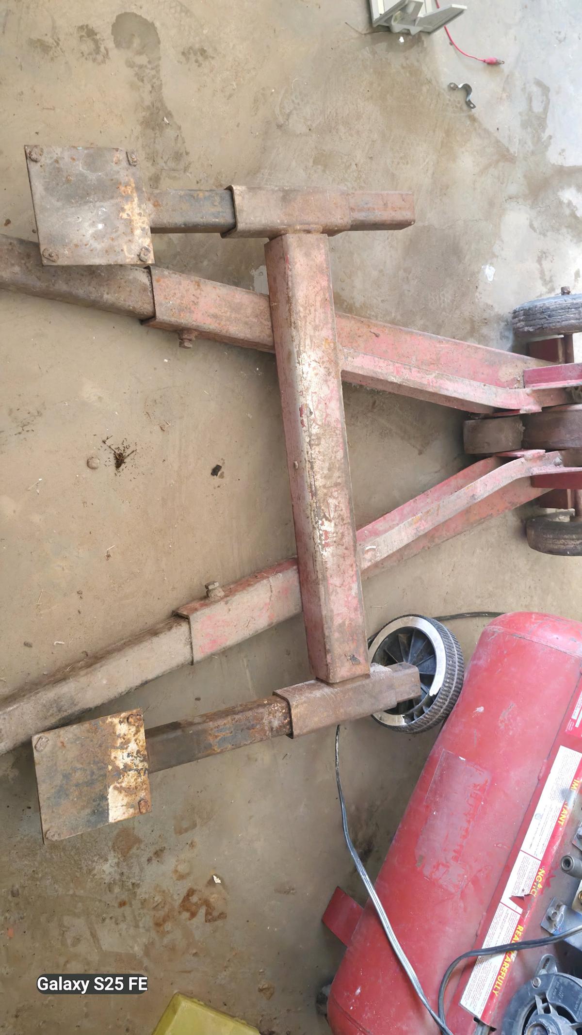 classic heavyduty vintage pneumatic air bumper lift jack air