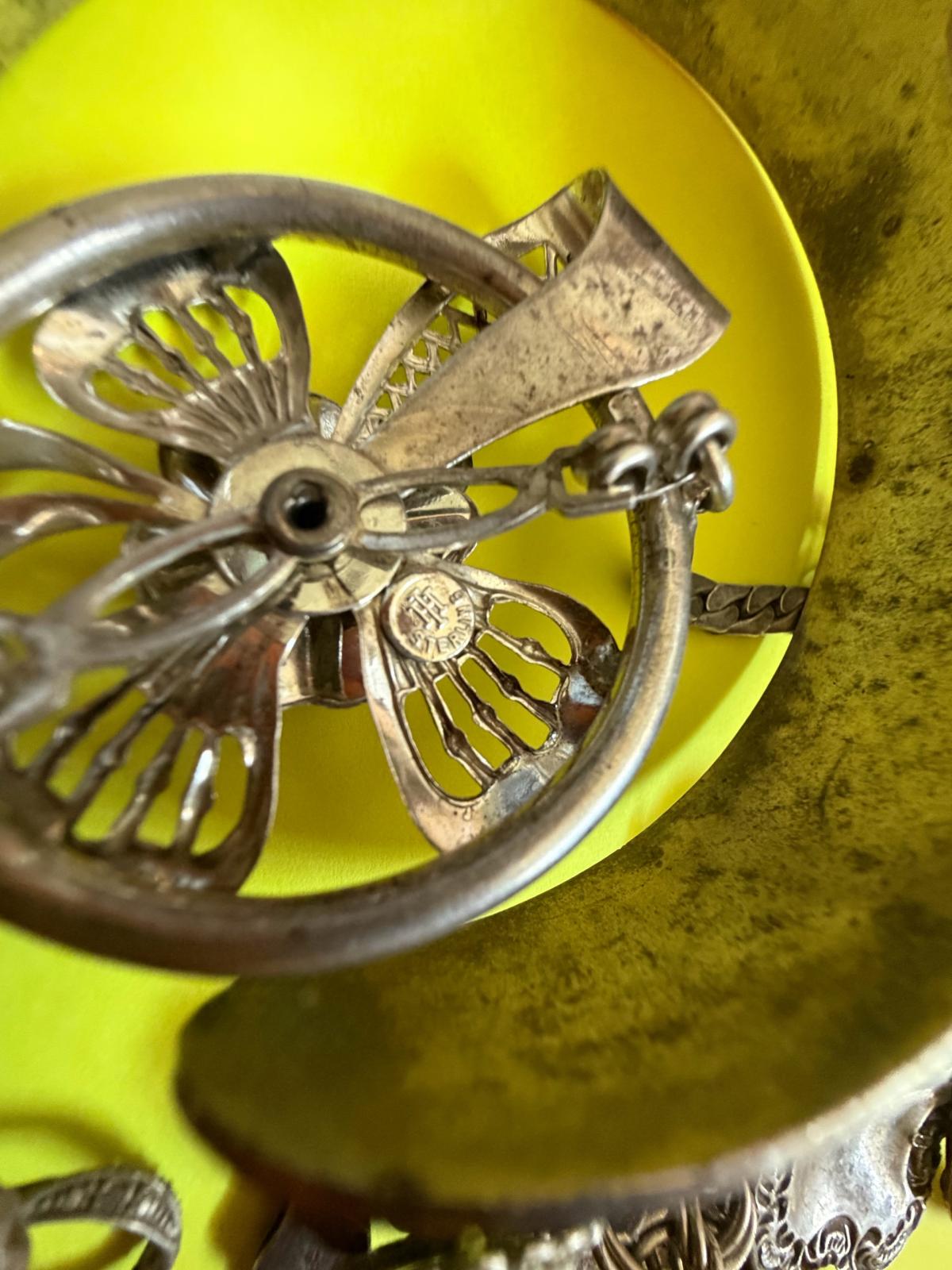 185 grams wearable and scrap vintage silver bundle