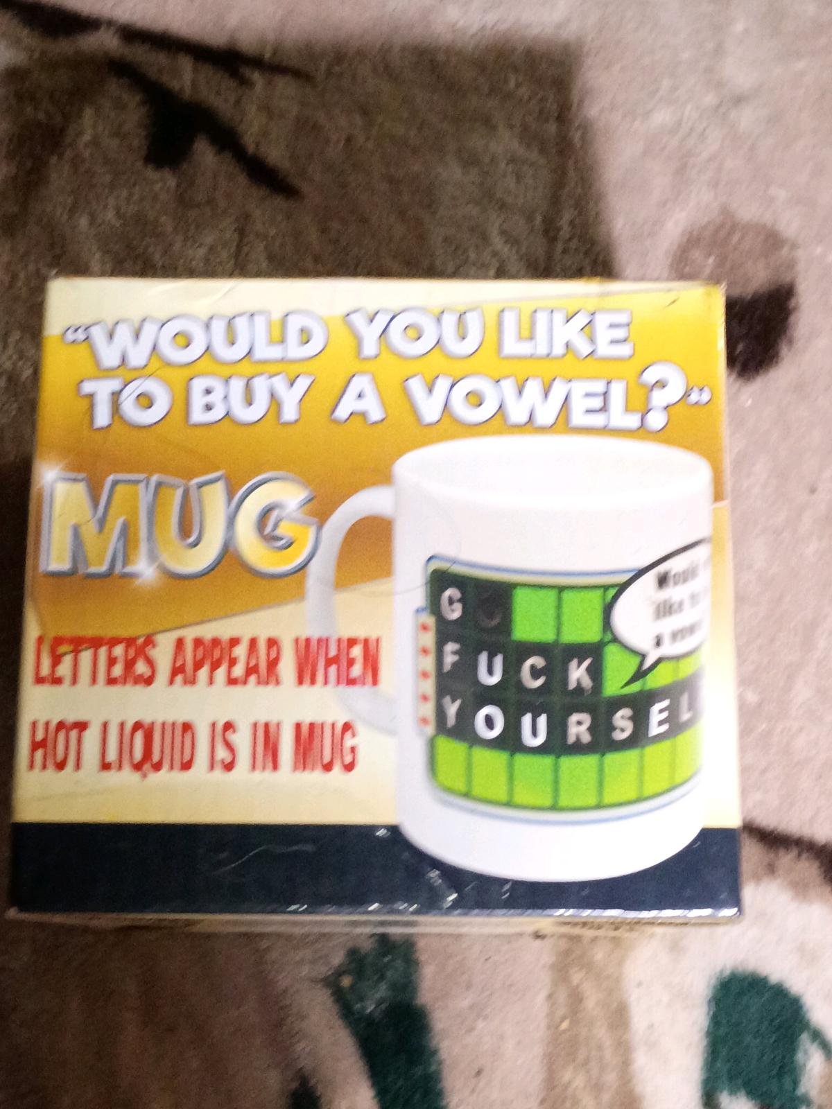 Collectable Coffe Cup with A Saying On it