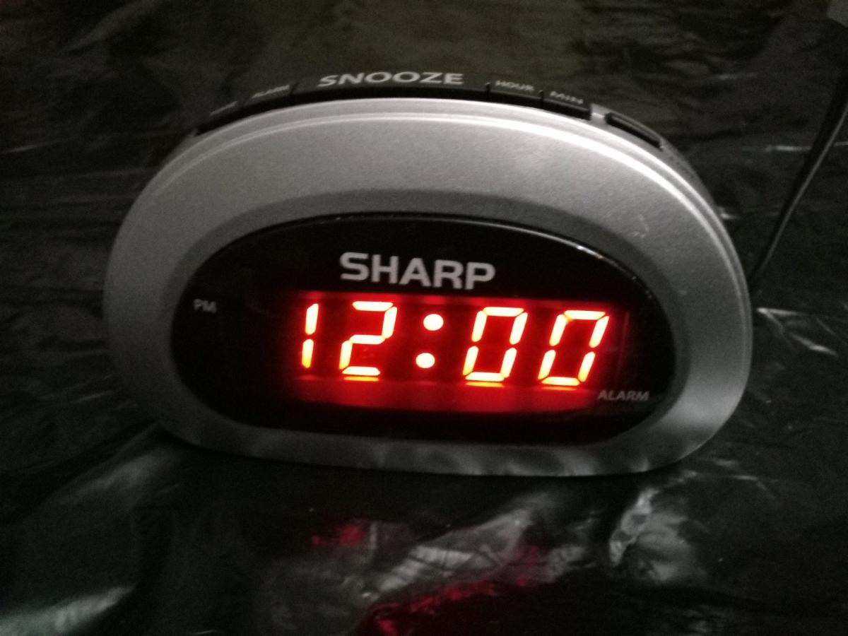 NEW Sharp Digital Alarm Clock